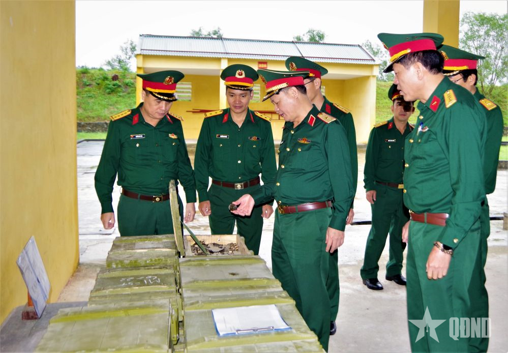 Bộ tư lệnh Quân khu 4 kiểm tra kết quả thực hiện nhiệm vụ tại Kho kỹ thuật K2